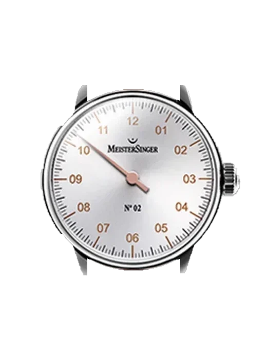 Single-Hand Watches AM6601G with Grand Cavalier Leather Strap Orange