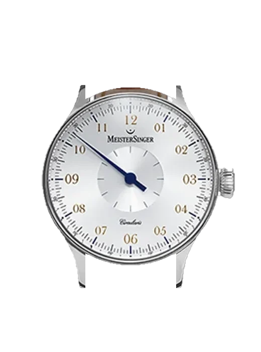 Single-Hand Watches CC101 avec Bracelet Grand Cavalier Cuir Orange