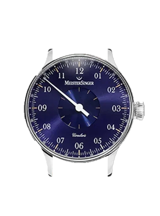 Single-Hand Watches CC108 con Correa Grand Cavalier de cuero naranja