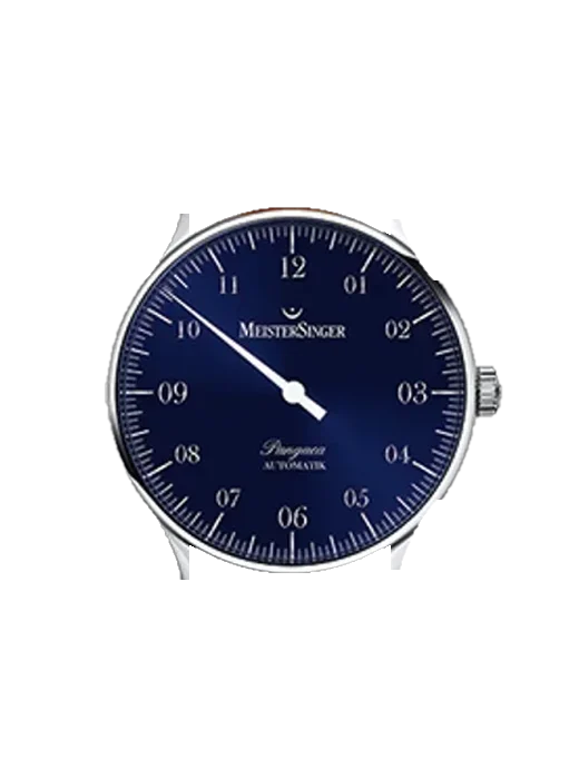 Single-Hand Watches PM908 con Correa Grand Cavalier de cuero naranja