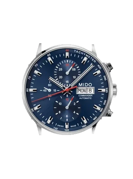 Commander M016.414.11.041.00 with Vintage Brown Calfskin Strap — Natural Patina