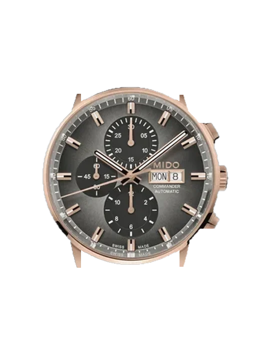 Commander M016.414.36.081.00 avec Bracelet Hybride Alligator et Caoutchouc Bleu