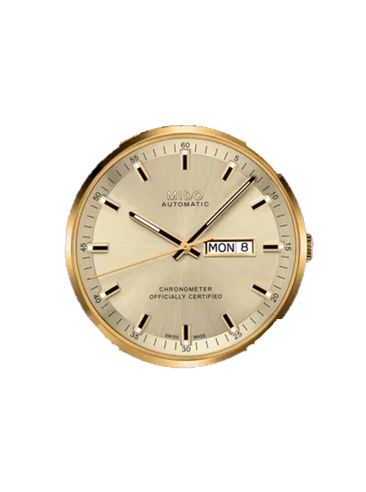Commander M031.631.33.021.00 con Correa Grand Cavalier de cuero naranja