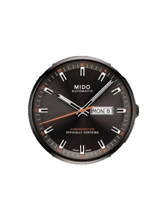 Commander M031.631.33.061.00 mit Grand Cavalier Cuir Armband Orange