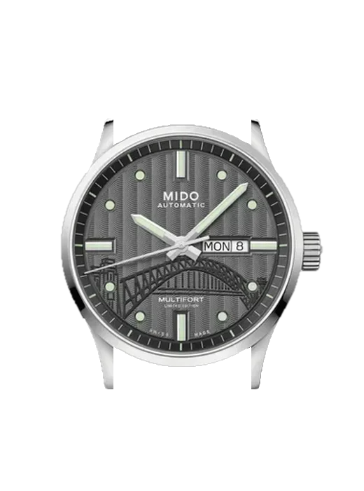 Multifort M005.430.11.061.81 with Vintage Brown Calfskin Strap — Natural Patina