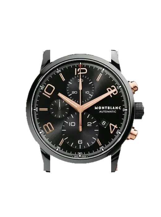 Timewalker 105805 avec Bracelet de montre en cuir de veau vintage marron — Patine naturelle