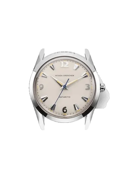 Antarctic 35001M04 avec Bracelet de montre en cuir de veau vintage marron — Patine naturelle