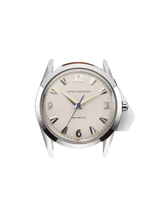 Antarctic 35001M16 avec Bracelet de montre en cuir de veau vintage marron — Patine naturelle
