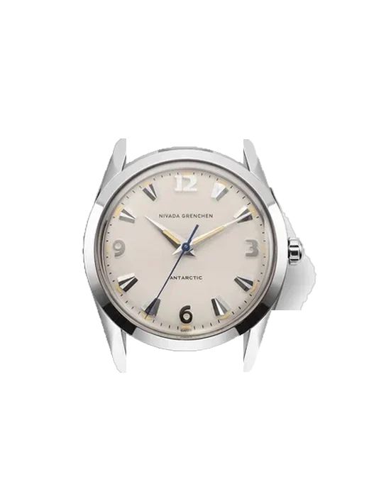 Antarctic 35001M20 avec Bracelet de montre en cuir de veau vintage marron — Patine naturelle