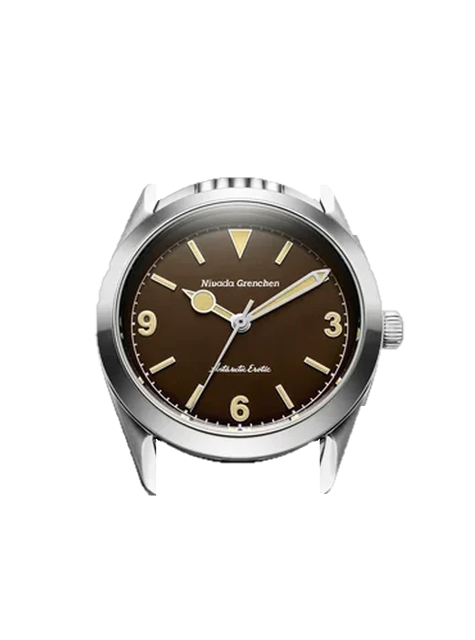 Antarctic ANTARCTIC-EROTIC-BROWN avec Bracelet Grand Cavalier Cuir Orange