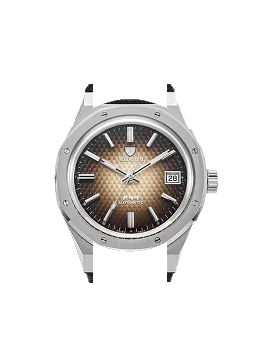 F77 69002A77-BC with Saffiano Red Strap Ecru Stitching