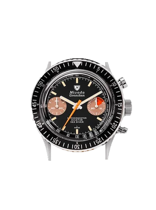Orange ORANGE-BOY-INTERBEZEL-MANUAL with Grand Cavalier Leather Strap Orange