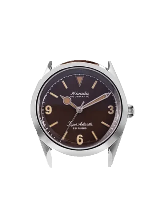 Super Antarctic 32031A23 with Blue Alligator and Rubber Hybrid Strap