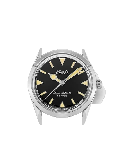 Super Antarctic 35013M20 mit Vintage Kalbslederarmband Braun — Natürliche Patina