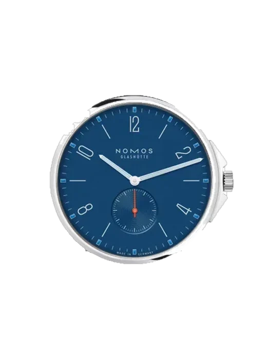 Ahoi 552.S3 mit Hybrid Armband aus Alligator und Kautschuk Blau