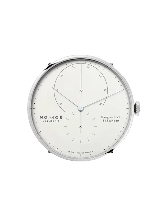 Lambda 931 avec Bracelet de montre en cuir de veau vintage marron — Patine naturelle