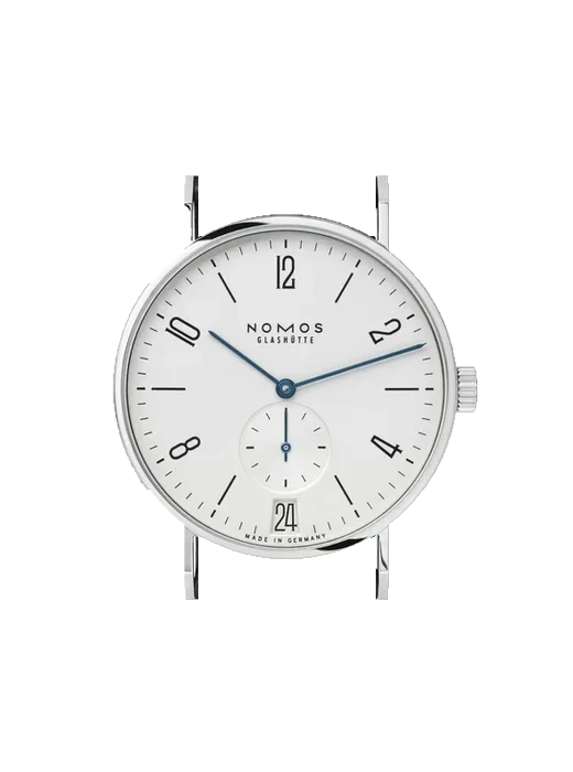 Tangente 138 mit Vintage Kalbslederarmband Braun — Natürliche Patina