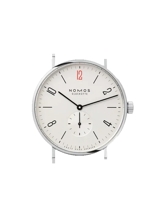 Tangente 164.S1 mit Vintage Kalbslederarmband Braun — Natürliche Patina