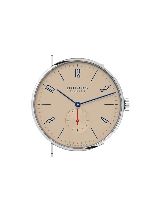 Tangente 164.S10 mit Vintage Kalbslederarmband Braun — Natürliche Patina