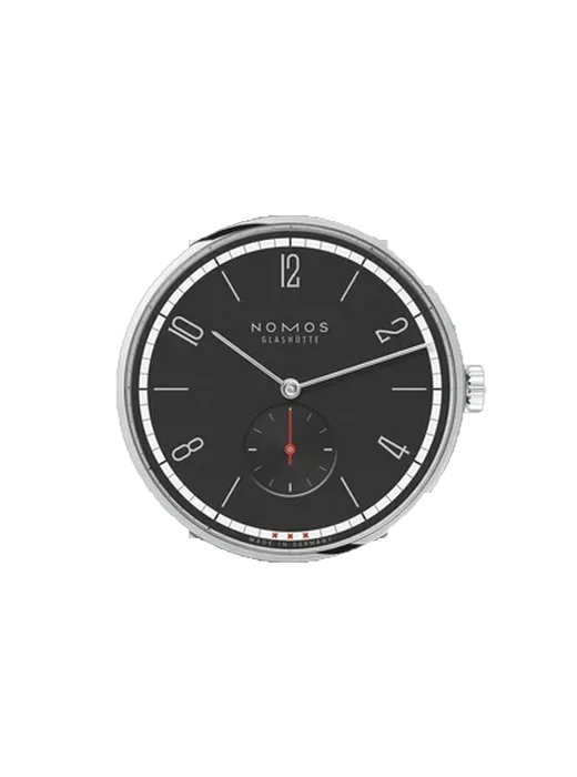 Tangente 164.S16 mit Vintage Kalbslederarmband Braun — Natürliche Patina