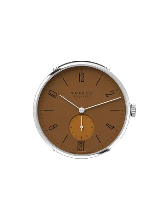 Tangente 179.S13 mit Vintage Kalbslederarmband Braun — Natürliche Patina
