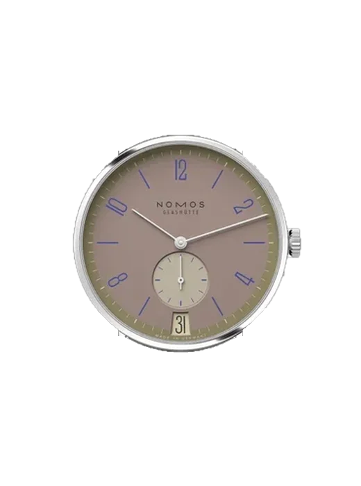 Tangente 179.S15 mit Vintage Kalbslederarmband Braun — Natürliche Patina
