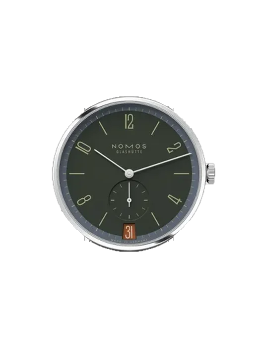 Tangente 179.S18 mit Vintage Kalbslederarmband Braun — Natürliche Patina