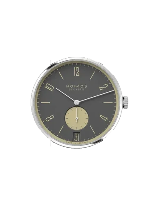 Tangente 179.S20 mit Vintage Kalbslederarmband Braun — Natürliche Patina