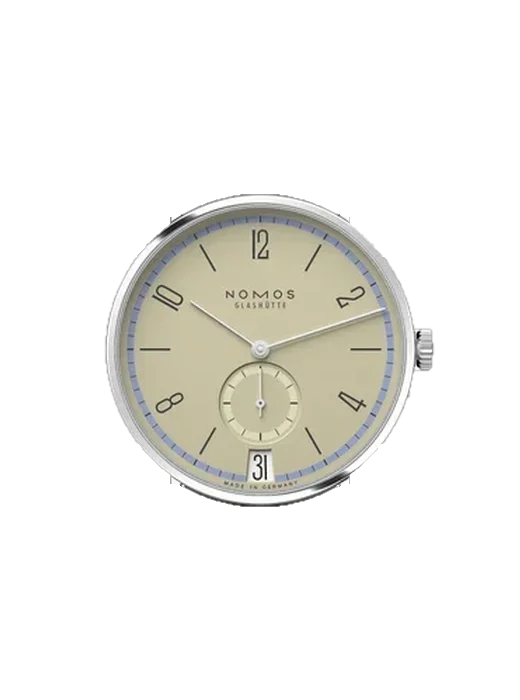 Tangente 179.S25 mit Vintage Kalbslederarmband Braun — Natürliche Patina