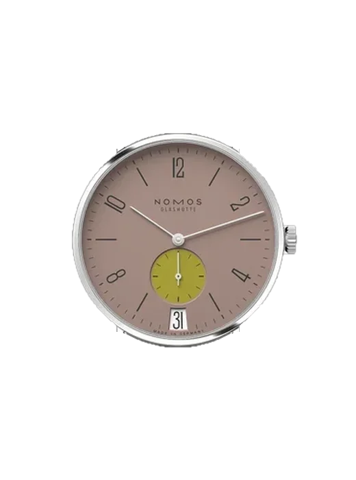 Tangente 179.S7 mit Vintage Kalbslederarmband Braun — Natürliche Patina