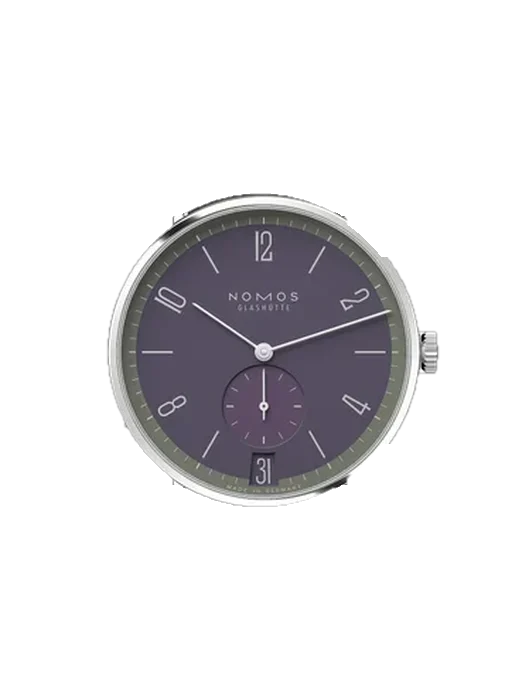 Tangente 179.S9 mit Vintage Kalbslederarmband Braun — Natürliche Patina