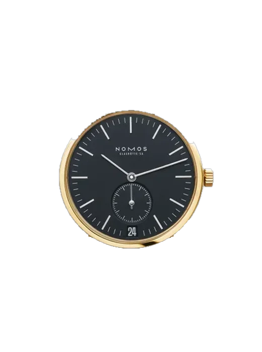 Tangente 514 mit Vintage Kalbslederarmband Braun — Natürliche Patina