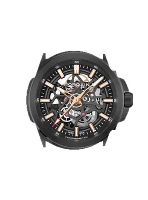 Independence Independence Skeleton Titanium 42mm with Vintage Brown Calfskin Strap — Natural Patina