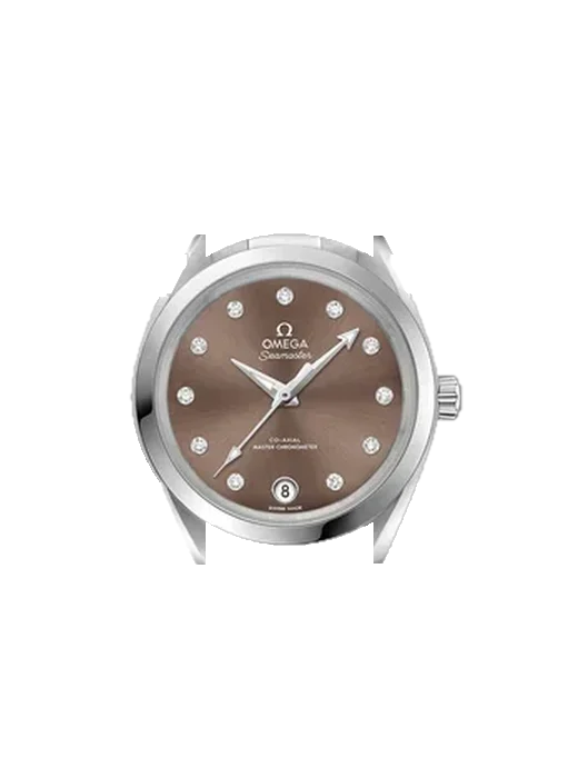 Aqua Terra 220.10.34.20.63.001 with Saffiano Red Strap Ecru Stitching