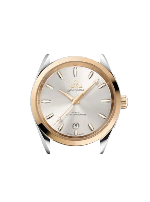 Aqua Terra 220.20.38.20.02.002 avec Bracelet de montre en cuir de veau vintage marron — Patine naturelle
