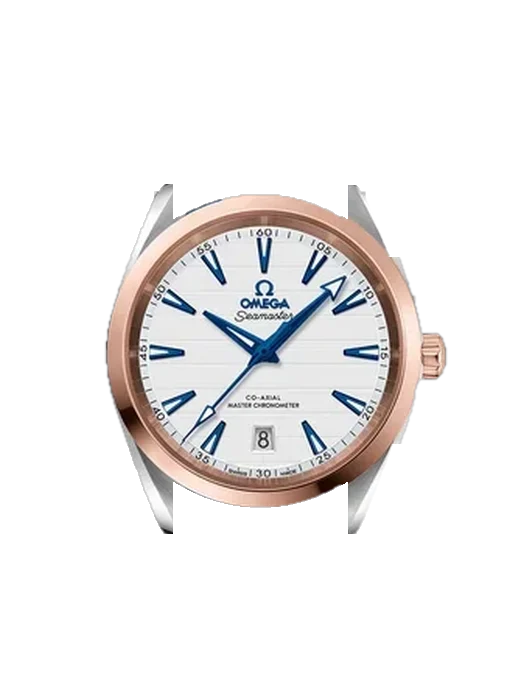Aqua Terra 220.22.38.20.02.001 mit Vintage Kalbslederarmband Braun — Natürliche Patina