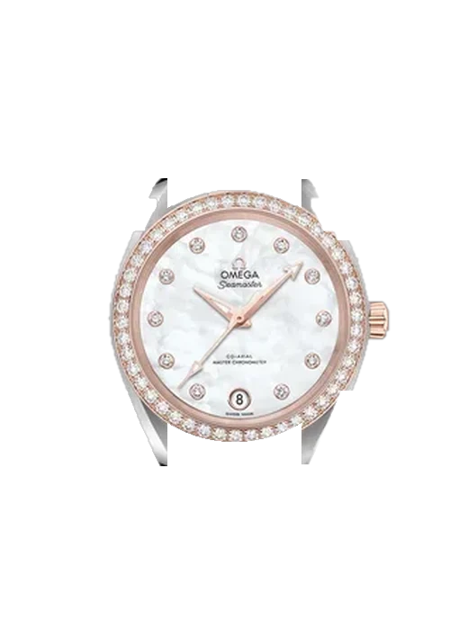 Aqua Terra 220.25.34.20.55.001 with Saffiano Red Strap Ecru Stitching