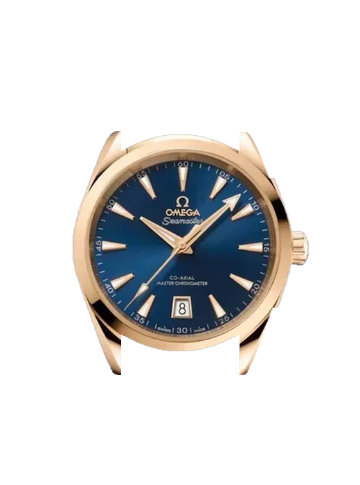 Aqua Terra 220.50.38.20.03.001 with Vintage Brown Calfskin Strap — Natural Patina