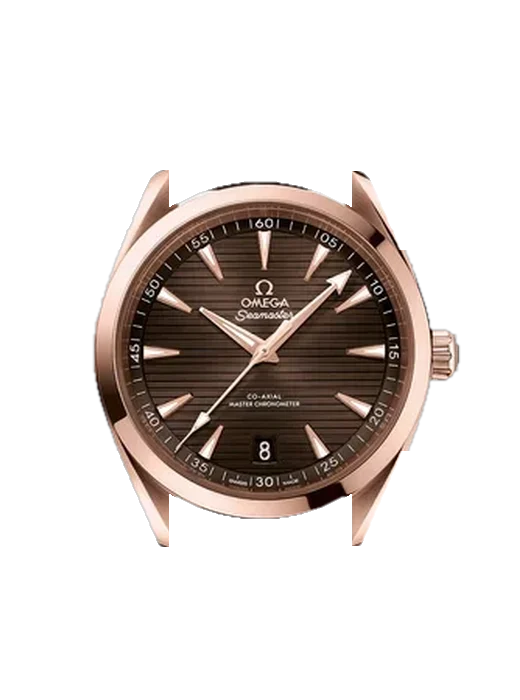 Aqua Terra 220.53.41.21.13.001 with Grand Cavalier Leather Strap Orange