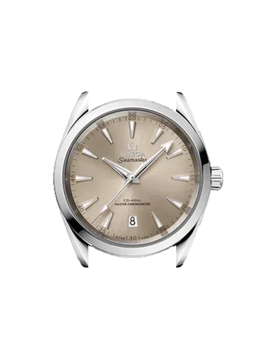 Aqua Terra 220.10.38.20.09.001 con Cinturino Vitello Vintage Marrone — Patina Naturale