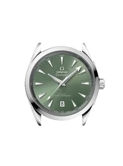 Aqua Terra 220.10.38.20.10.002 avec Bracelet de montre en cuir de veau vintage marron — Patine naturelle