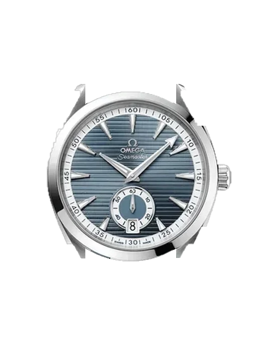 Aqua Terra 220.12.41.21.03.005 with Blue Alligator and Rubber Hybrid Strap