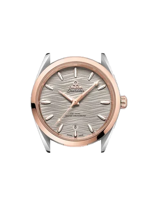 Aqua Terra 220.20.38.20.06.001 avec Bracelet de montre en cuir de veau vintage marron — Patine naturelle