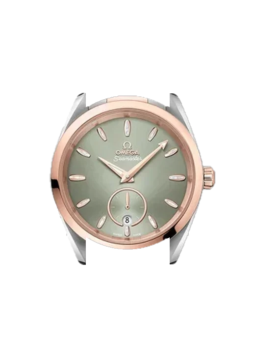 Aqua Terra 220.20.38.20.10.001 con Cinturino Vitello Vintage Marrone — Patina Naturale