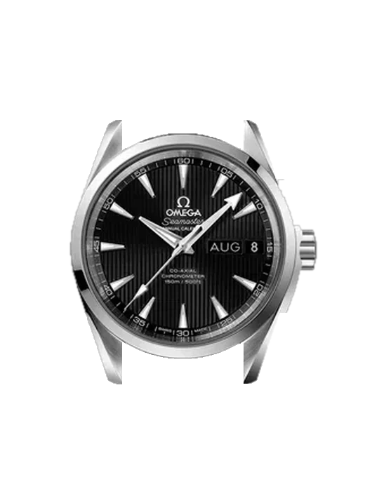 Aqua Terra 231.13.39.22.01.001 with Vintage Brown Calfskin Strap — Natural Patina