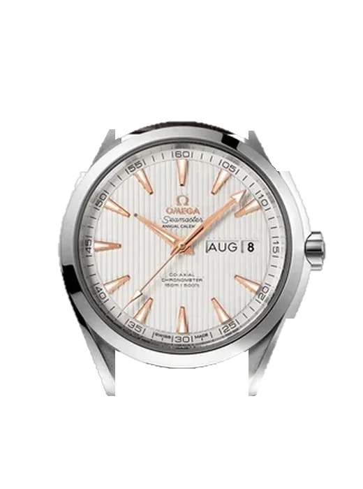 Aqua Terra 231.13.43.22.02.003 con Correa Grand Cavalier de cuero naranja