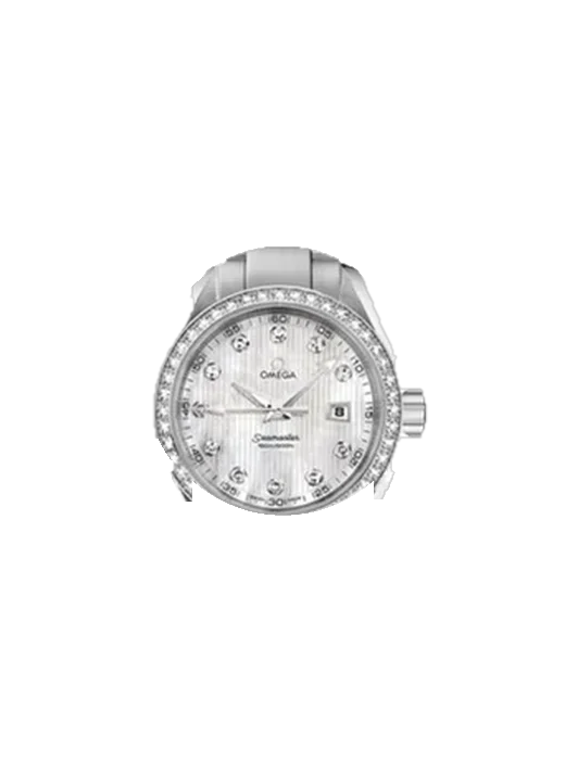 Aqua Terra 231.15.30.61.55.001 avec Bracelet de montre en cuir de veau vintage marron — Patine naturelle