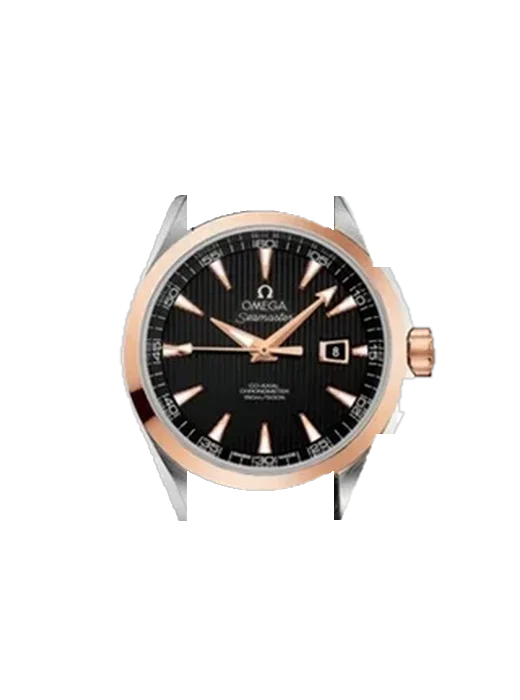 Aqua Terra 231.23.34.20.01.002 mit Rotes Saffiano-Armband mit ecrufarbenen Nähten
