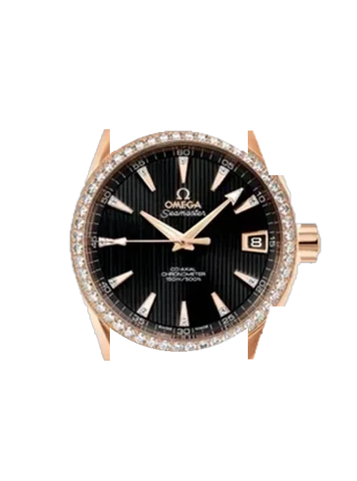 Aqua Terra 231.55.39.21.51.001 mit Vintage Kalbslederarmband Braun — Natürliche Patina