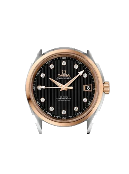 Aqua Terra 231.20.39.21.51.003 with Blue Alligator and Rubber Hybrid Strap